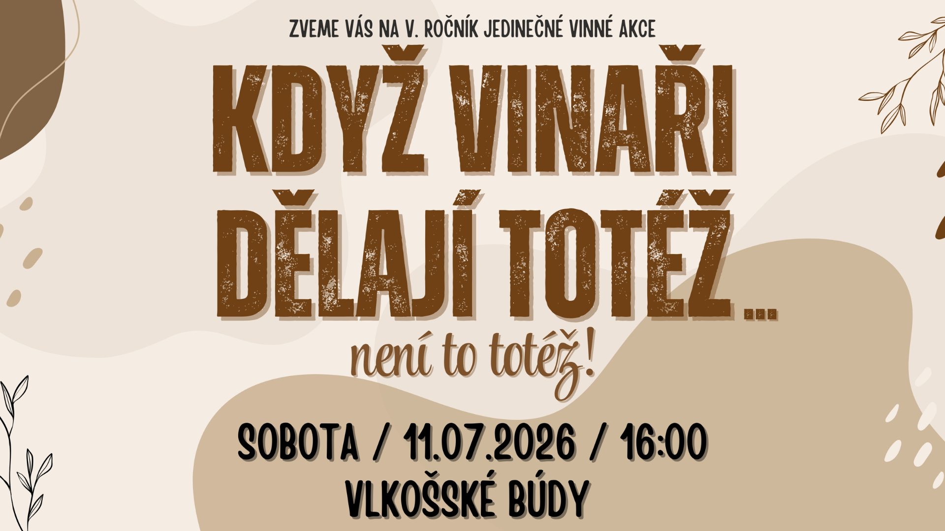 Když vinaři dělají totéž Vracov